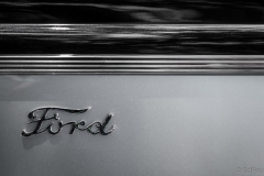 old ford car door with ford badge